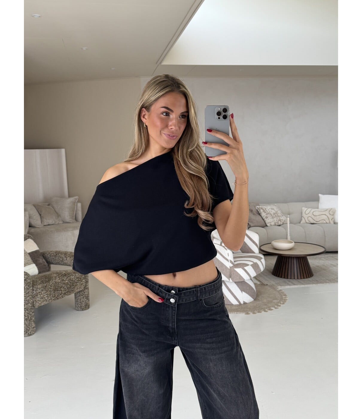 Top zwart | Mieke