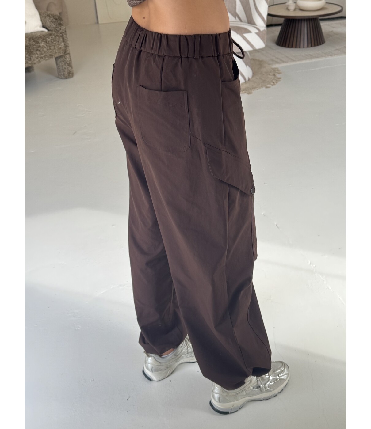 Broek cargo bruin | Mila