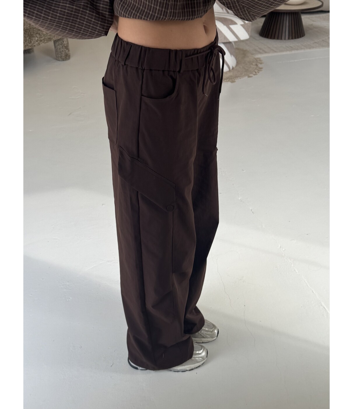 Broek cargo bruin | Mila