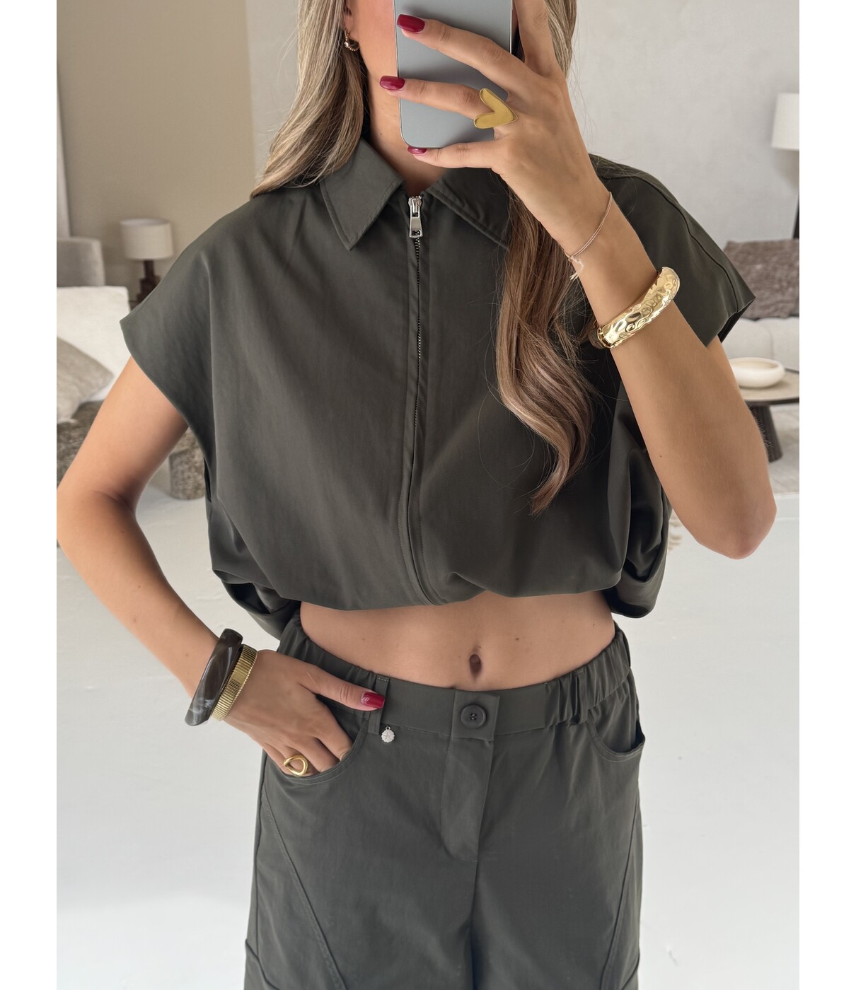Gilet groen | Alies