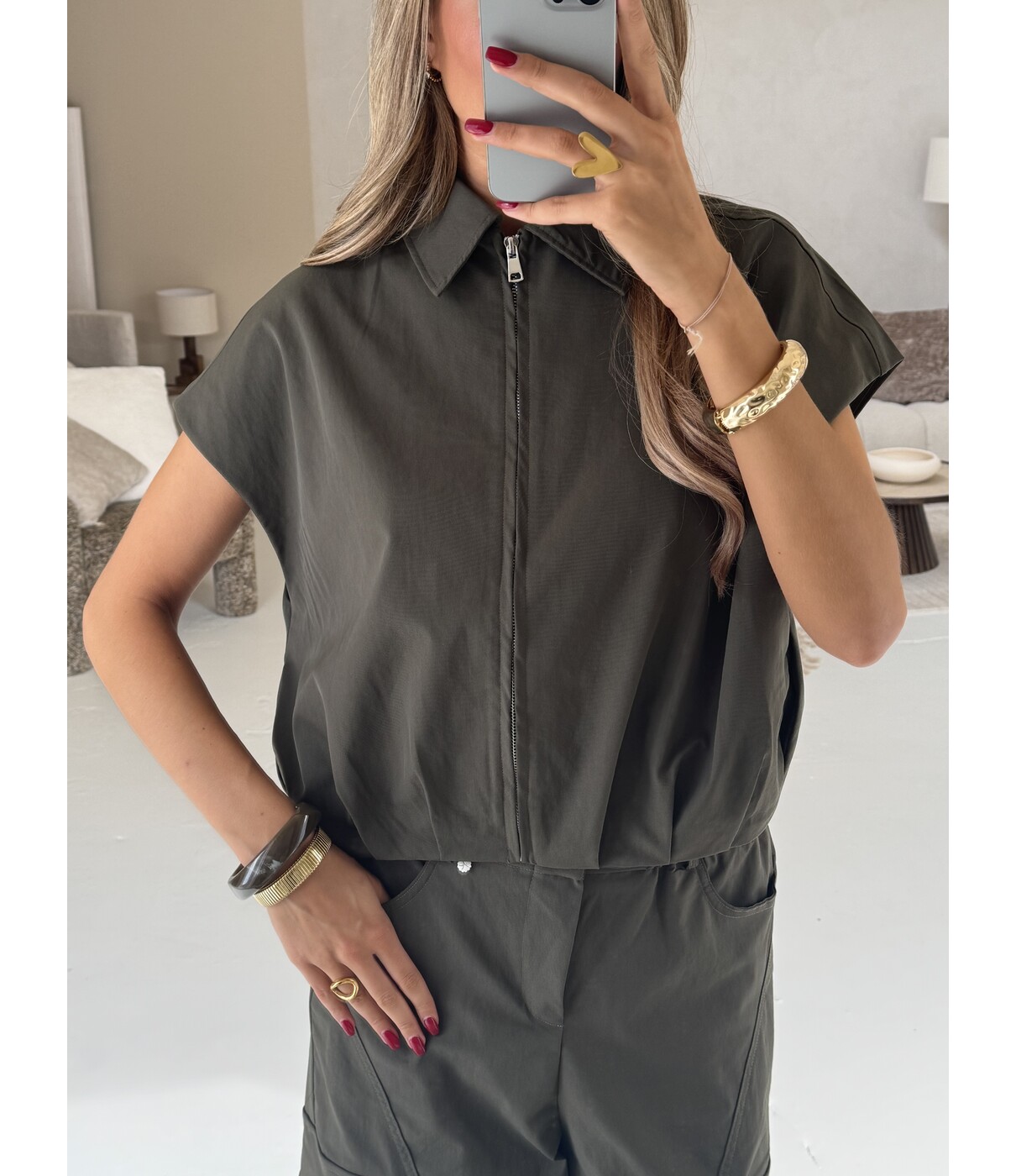 Gilet groen | Alies