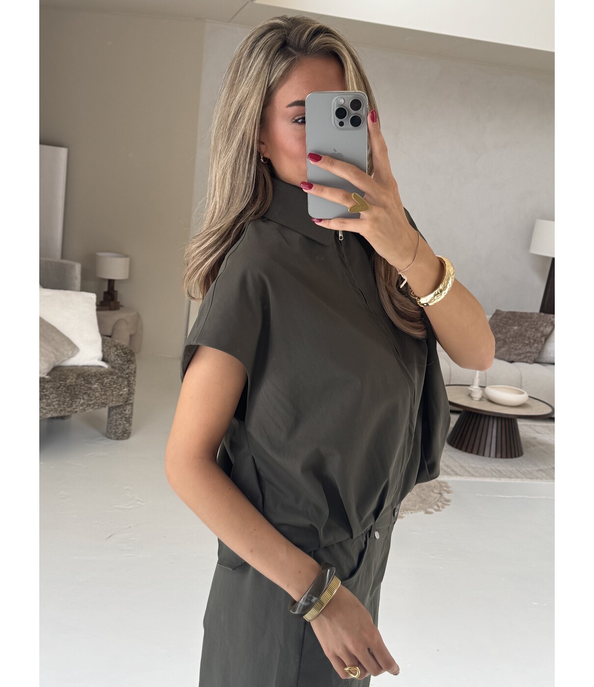 Gilet groen | Alies