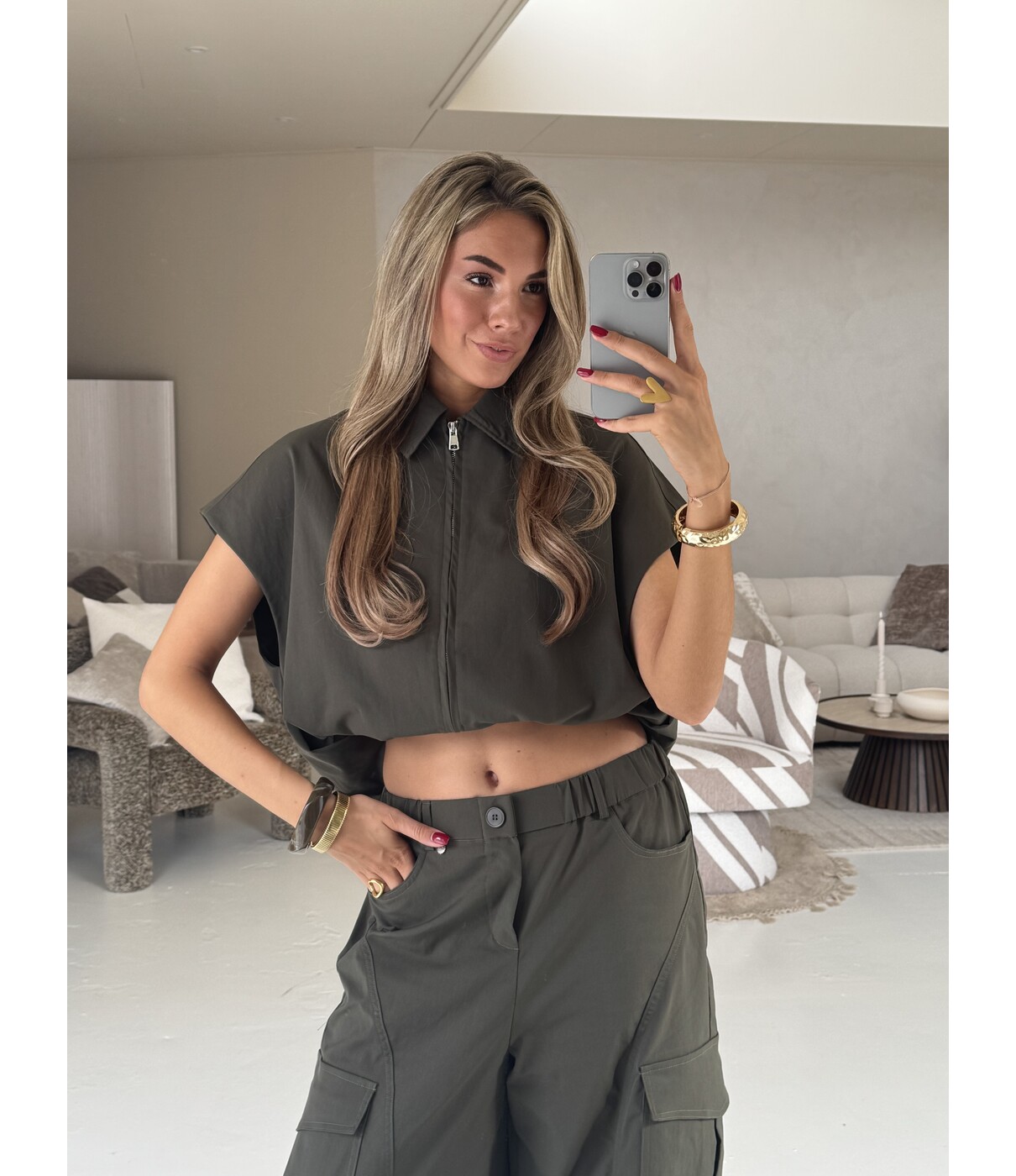Gilet groen | Alies
