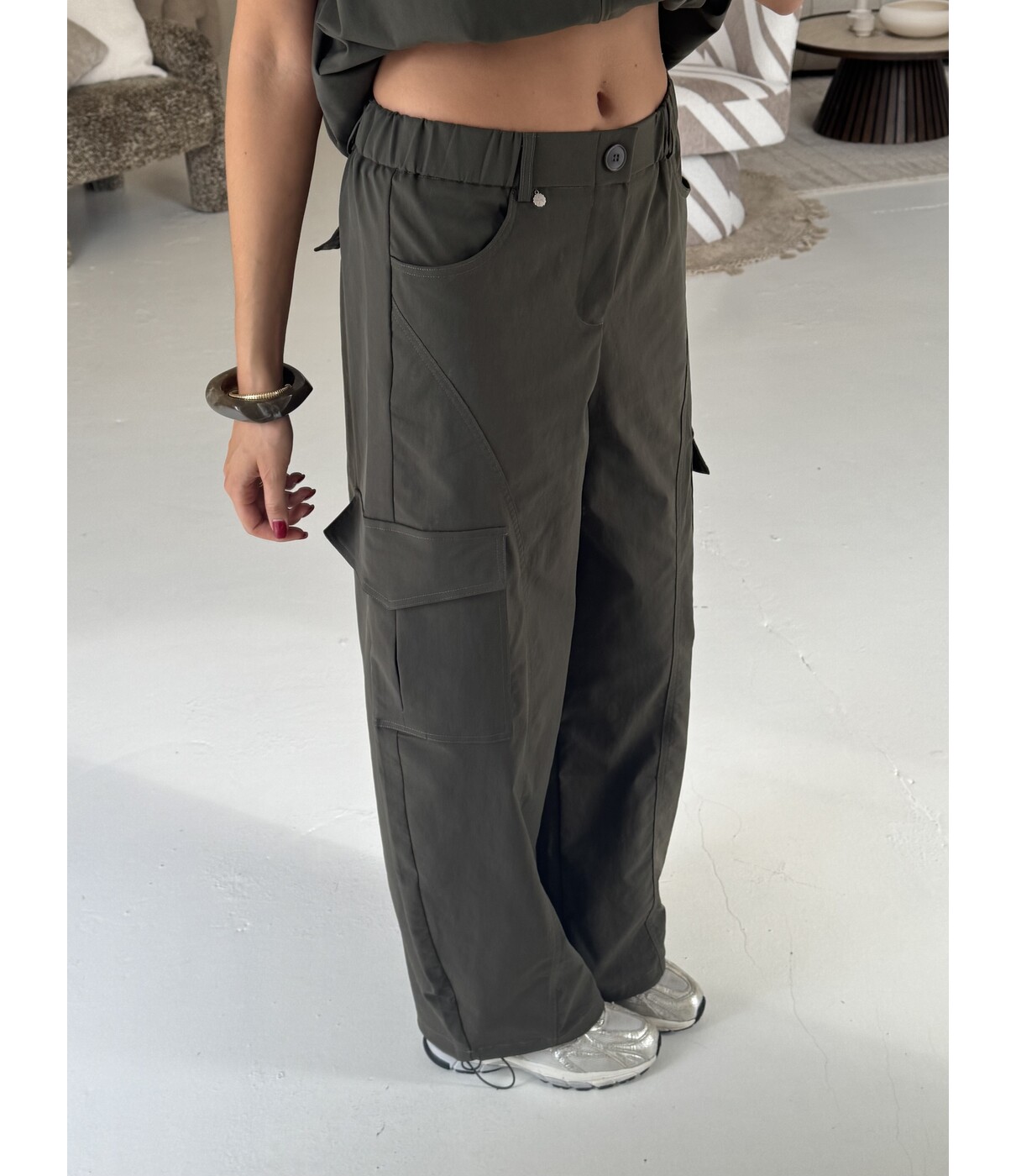 Broek cargo groen | Alyna