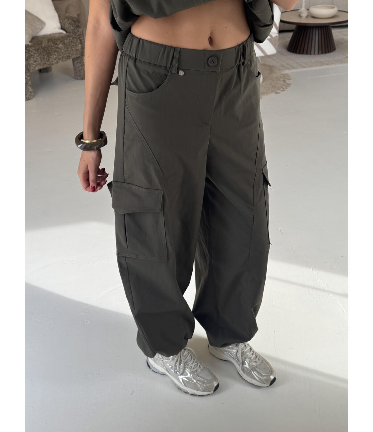 Broek cargo groen | Alyna