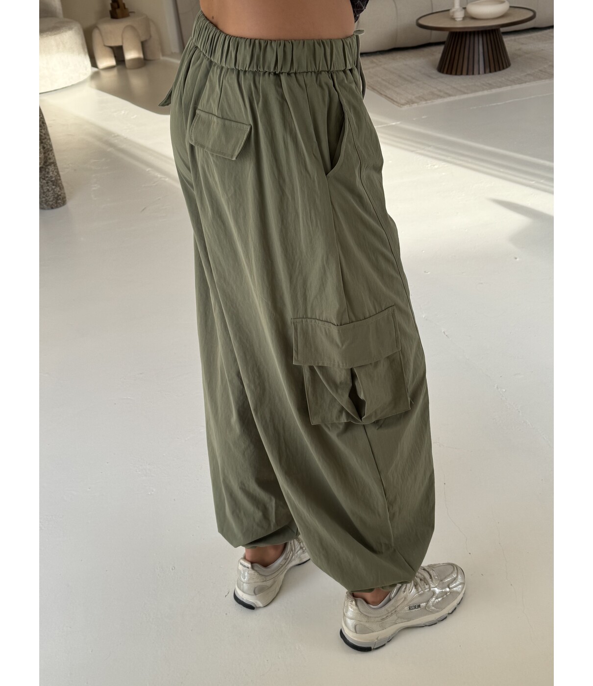 Broek cargo groen | Lianne
