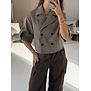Jasje geruit camel | Olivia