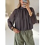 Blouse geruit bruin | Maxime