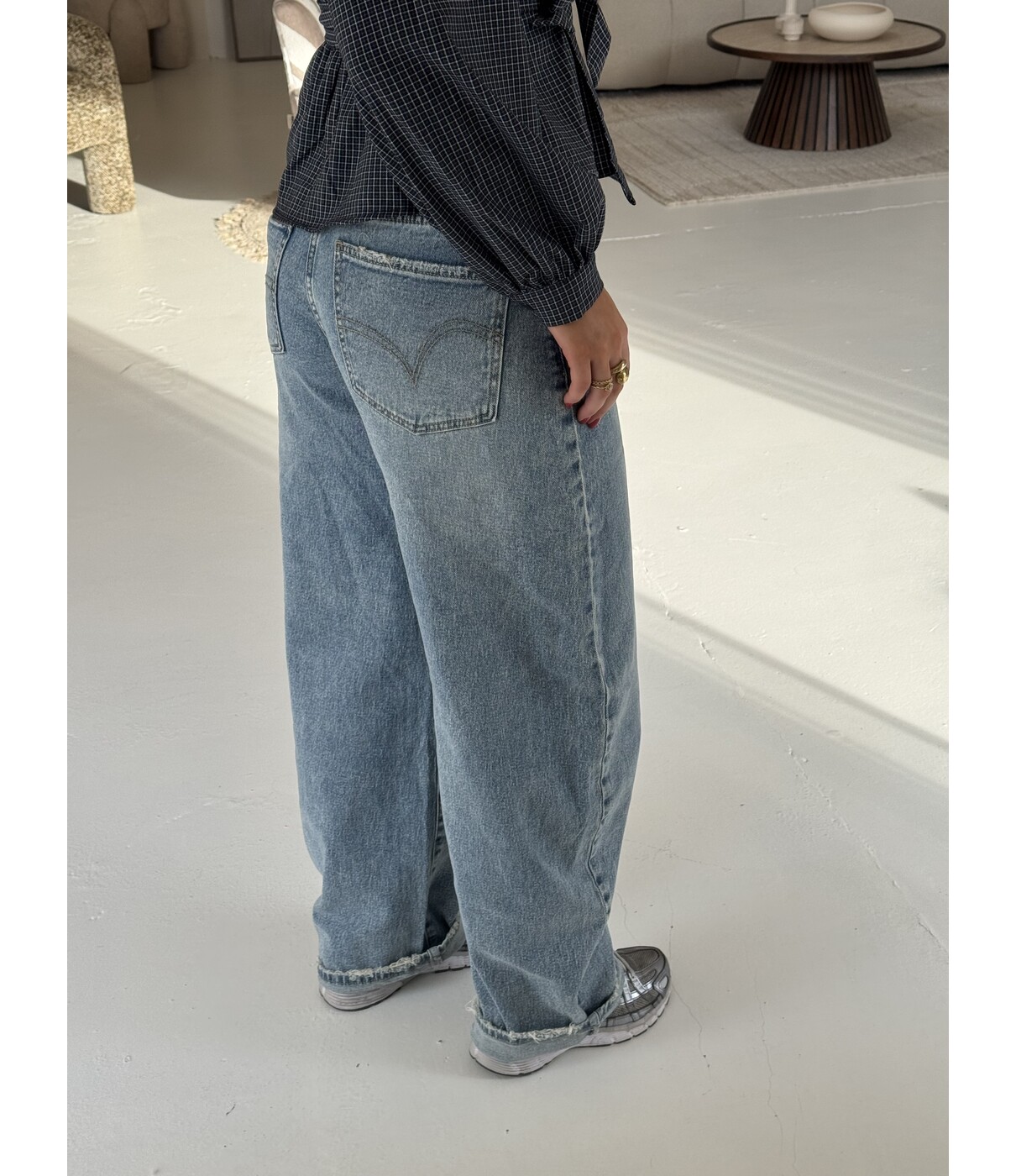 Jeans balloon blauw | Sem