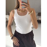 Tanktop wit | Evelien