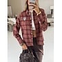 Colourful Rebel Talia check blouse | rood