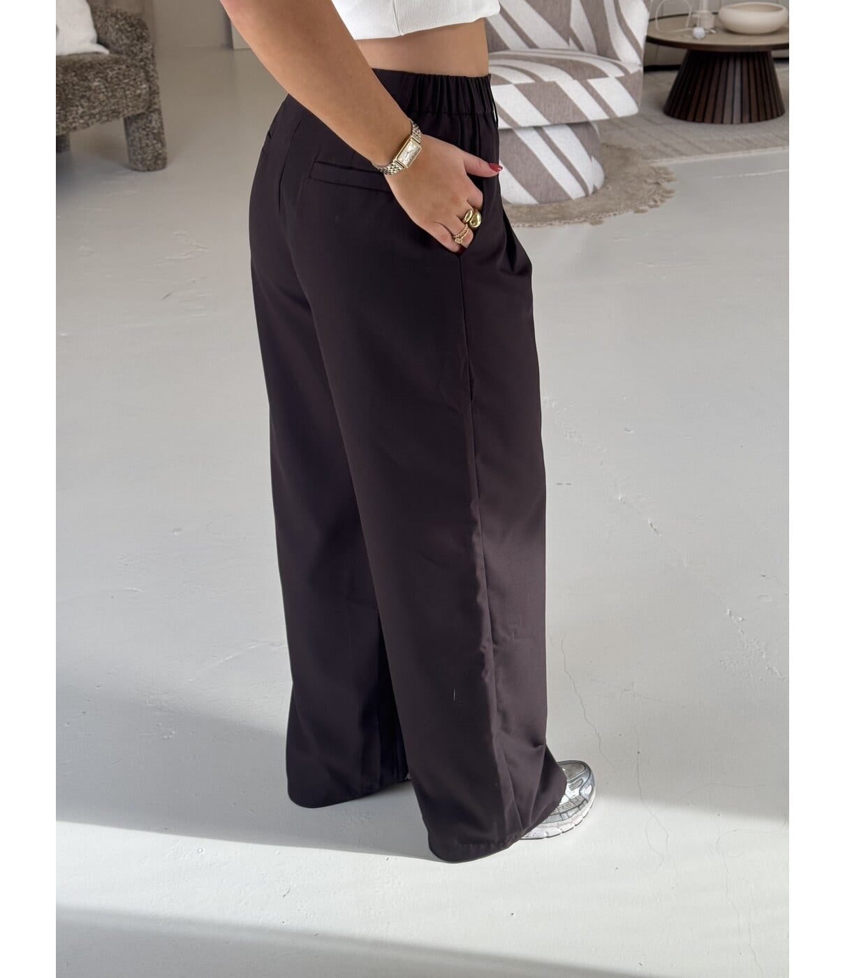 Colourful Rebel Colourful Rebel Maggy tailored pants | bruin