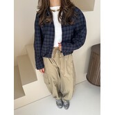 Jasje geruit blauw | Milaine