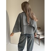 Jasje geruit kaki | Julie one size