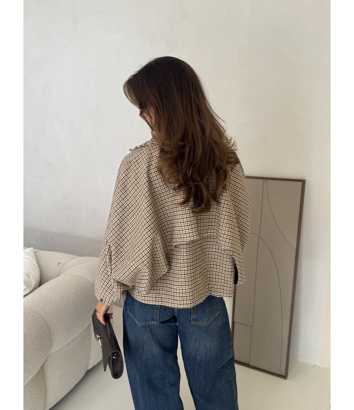 Jasje geruit beige | Julie