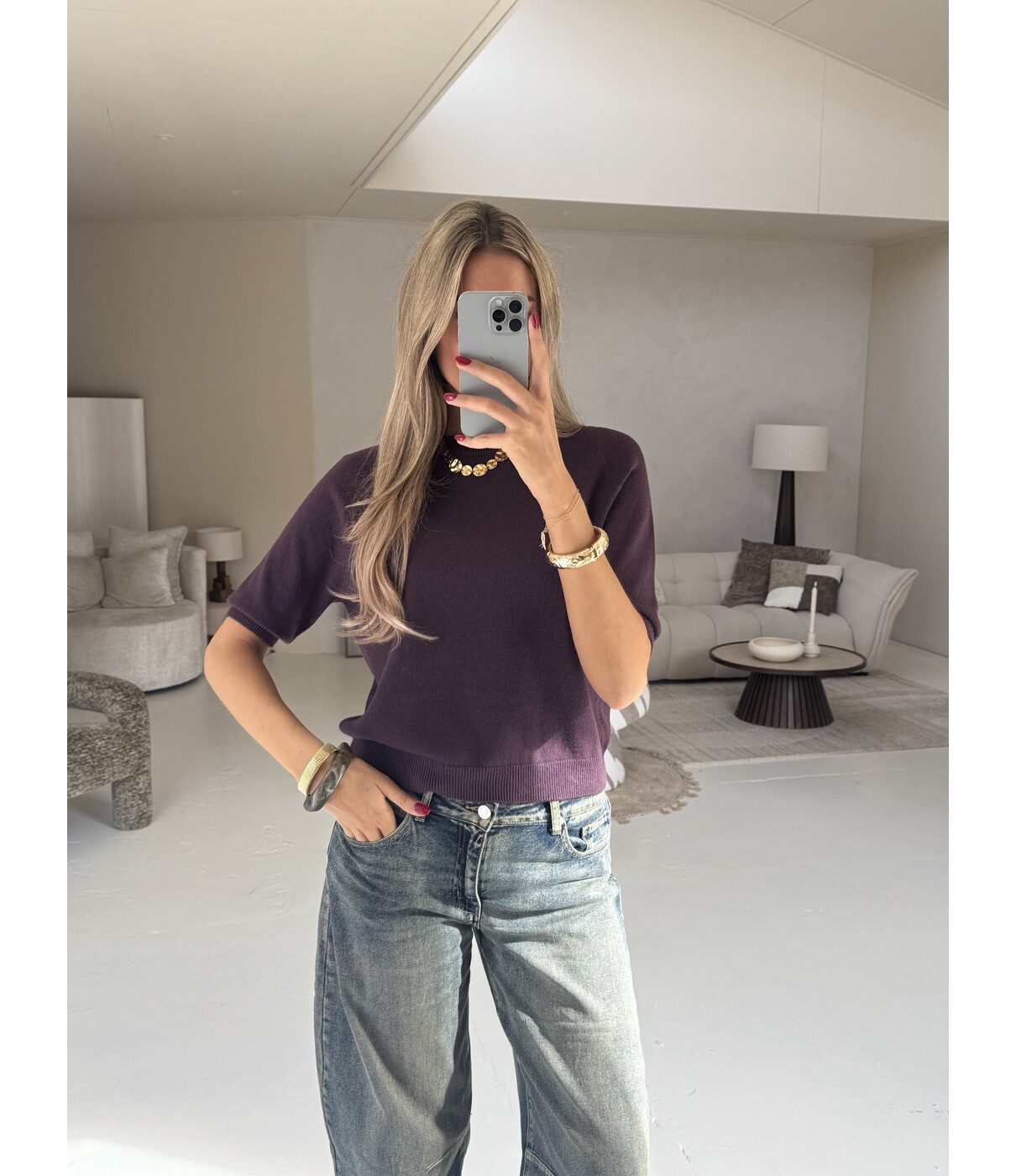 Top plum | Louise