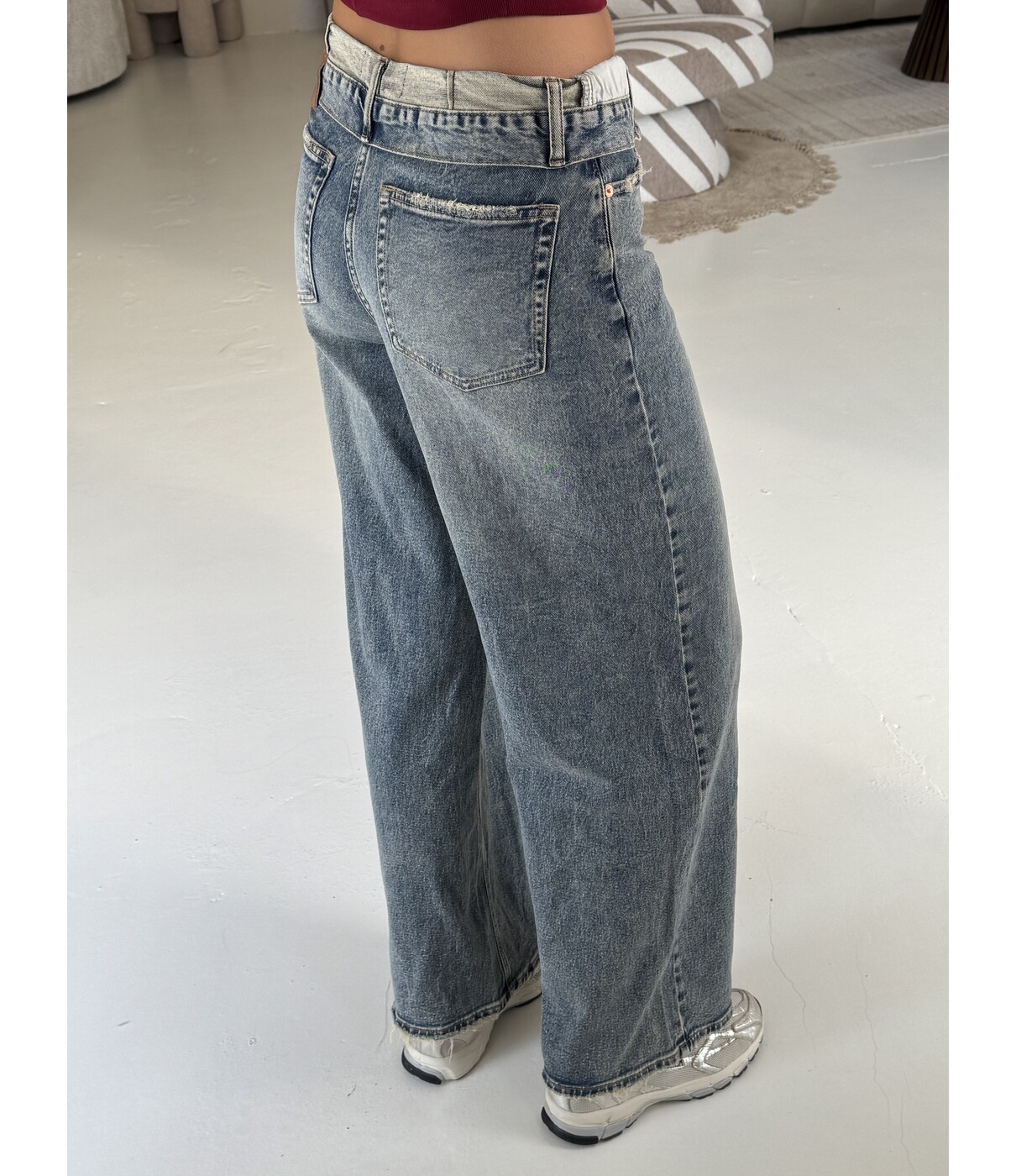 Jeans folded waist | Nola