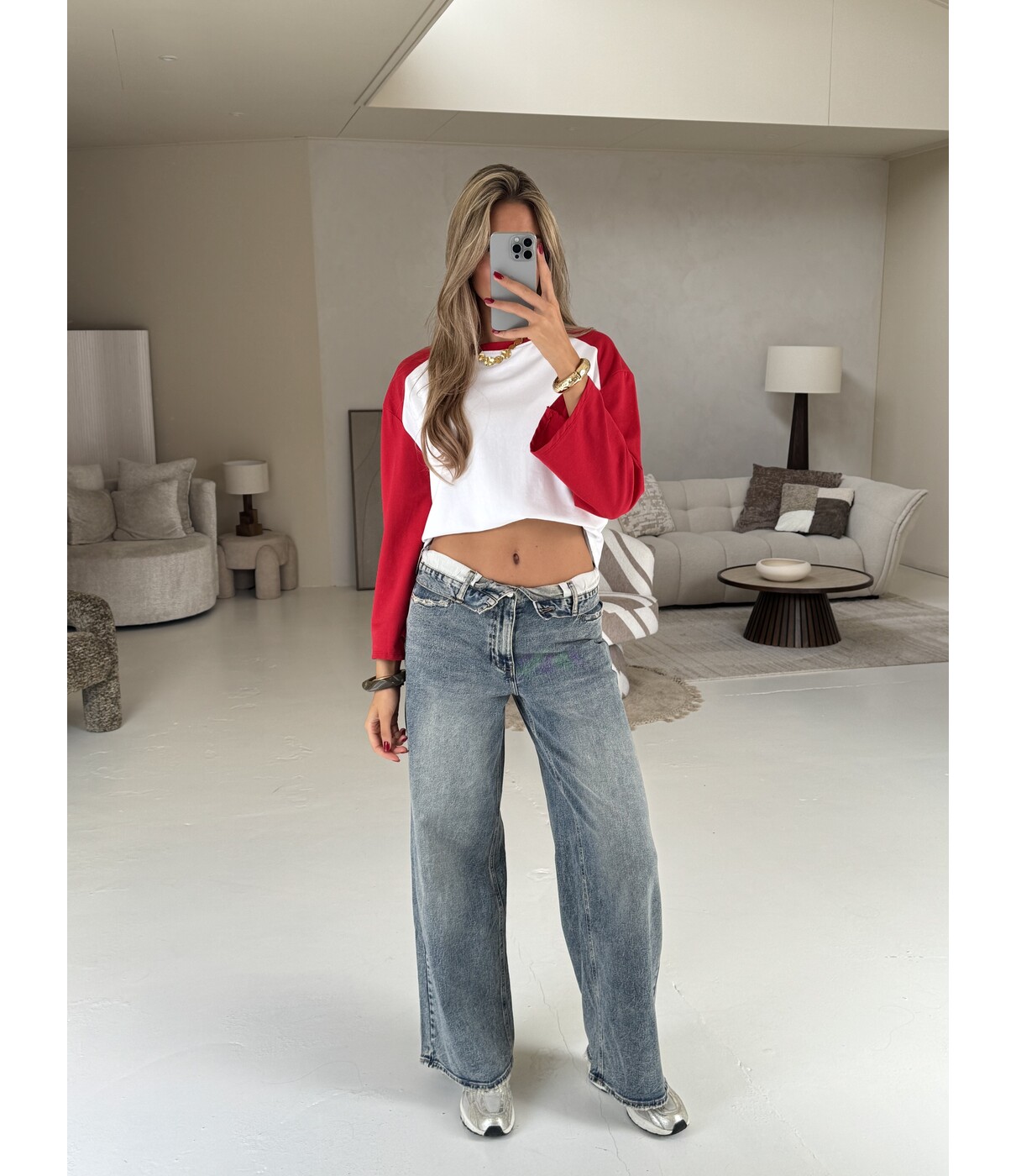 Jeans folded waist | Nola
