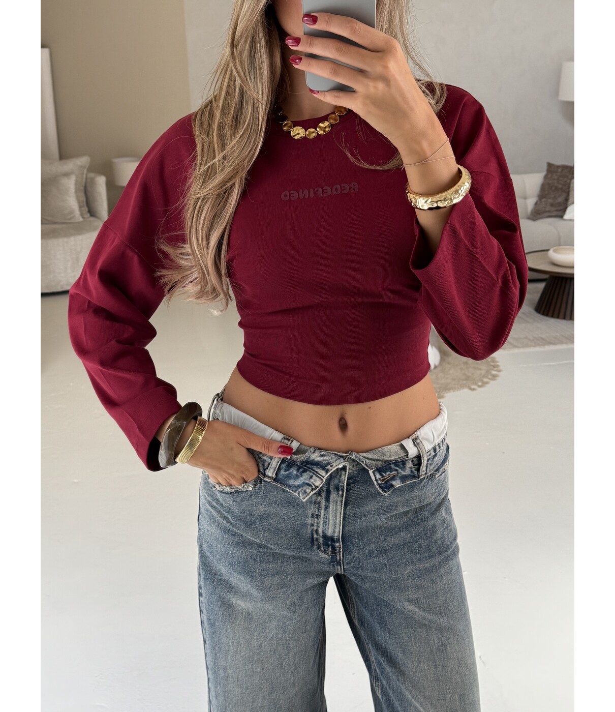Top LS bordeaux | Redefined