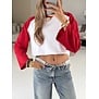 Longsleeve wit/rood | Melissa