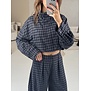 Jasje geruit blauw | Alina