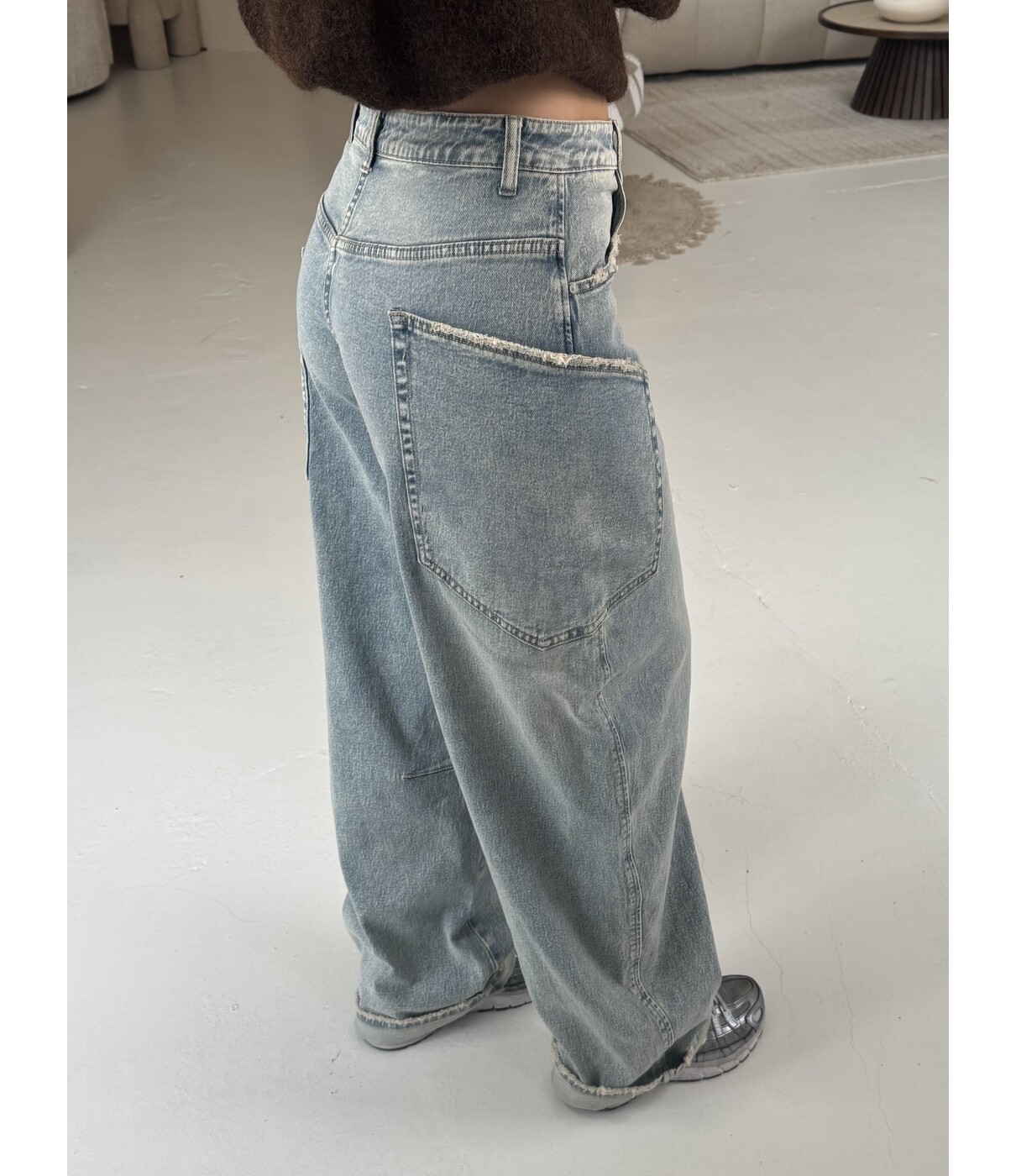 Jeans balloon blauw | Rikke