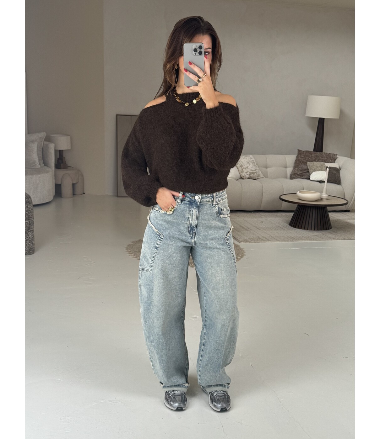 Trui bruin | Jody