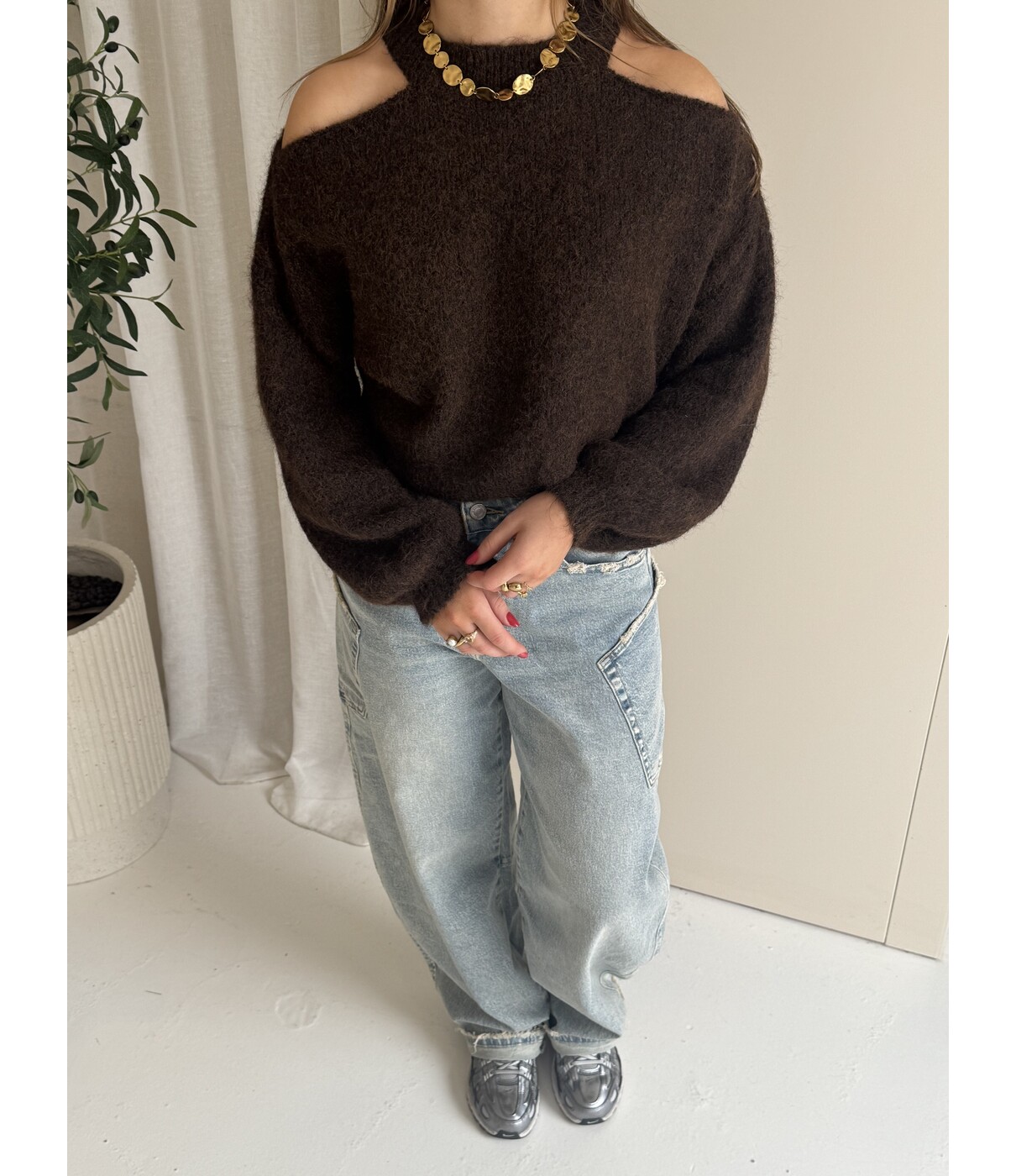 Trui bruin | Jody