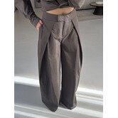 Broek geruit bruin | Silvia