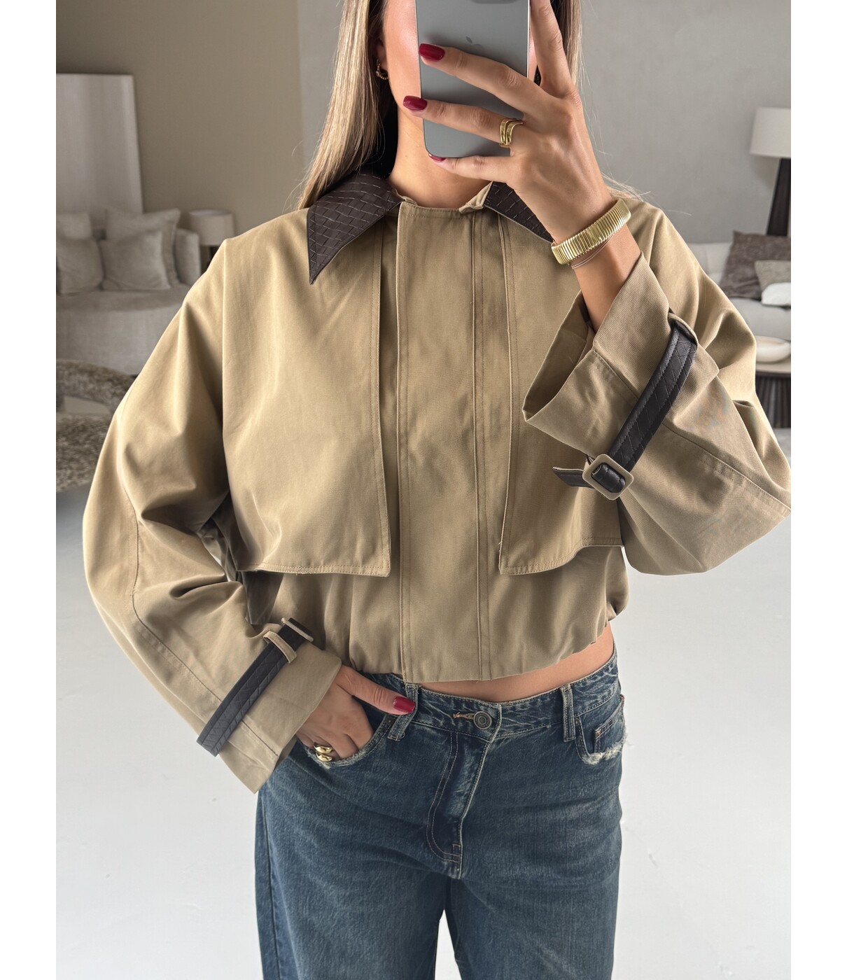 Jasje taupe | Silke