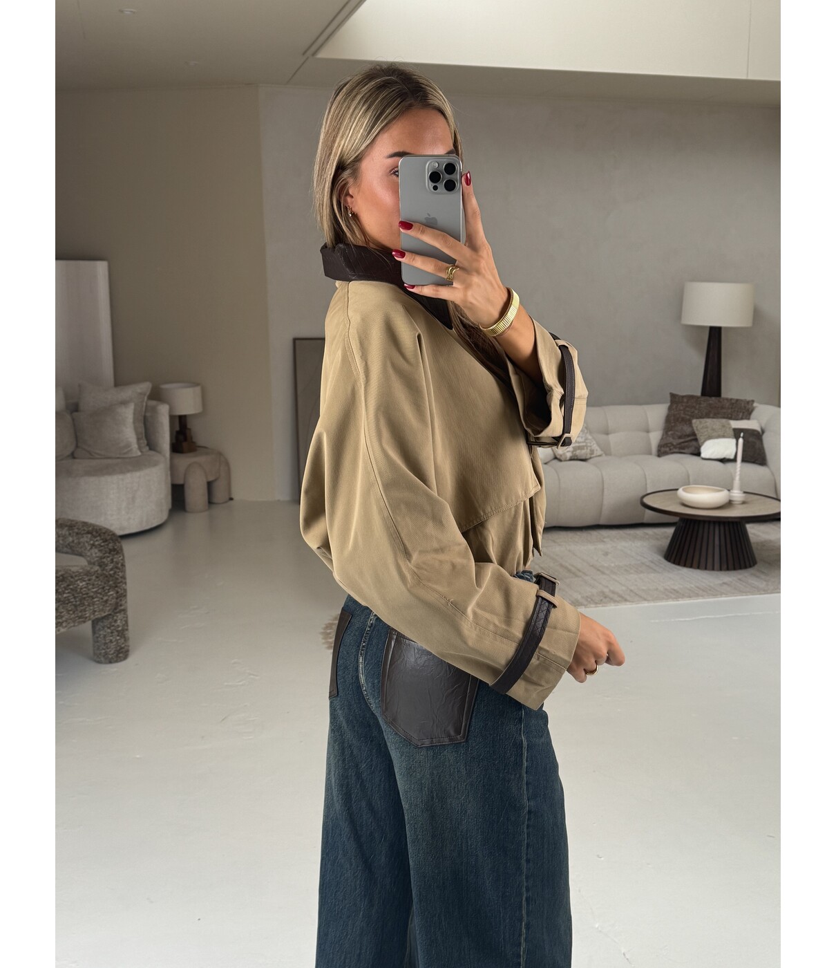 Jasje taupe | Silke