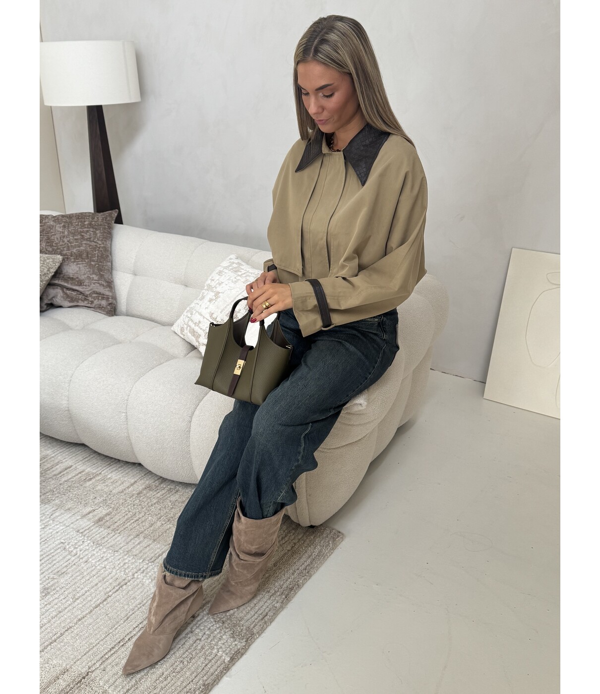 Jasje taupe | Silke