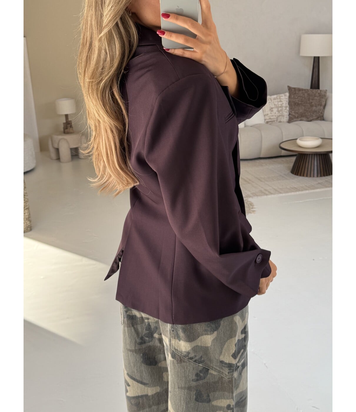 Blazer plum | Rosalie
