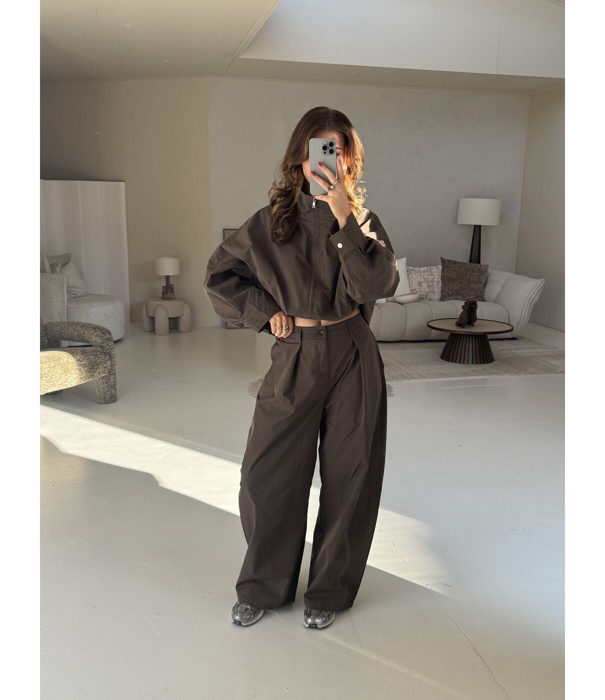Broek bruin | Mina