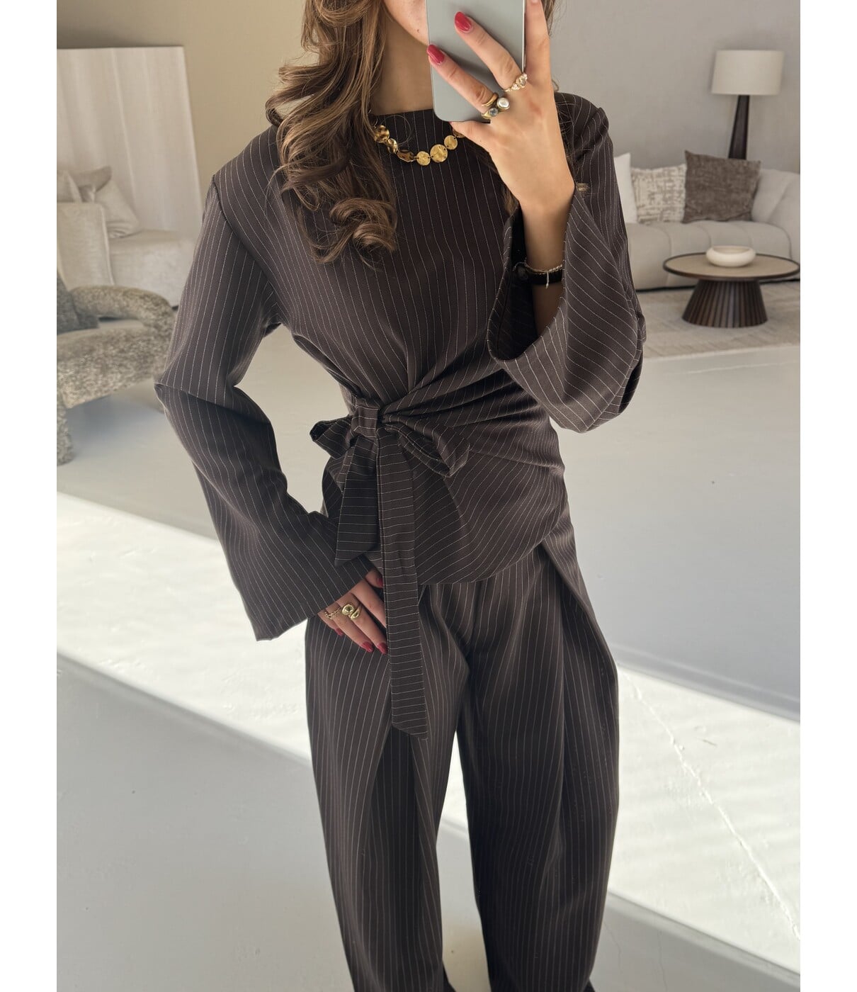 Top gestreept bruin | Juna