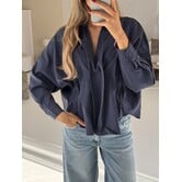 Blouse gestreept blauw | Eliza