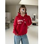 Priority AMS-LDN hoodie | rood