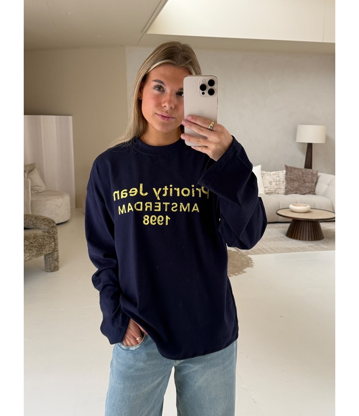 Priority Amsterdam longsleeve | navy
