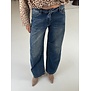 Jeans balloon mid blue | Laura
