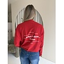 Priority backprint longsleeve | rood