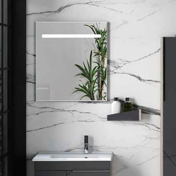 hybride Azië Heiligdom Badkamer spiegel met Geintegreerde verlichting en verwarming - Frans  Wehrmeijer