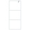 Inloopdouchewand 80x195 cm transparant ESG-glas wit