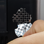 M1183 Checkerboard tamper-evident polyester labels