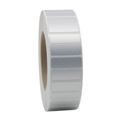 M1183 Schachbrettmuster Polyester-Etikettenmaterial