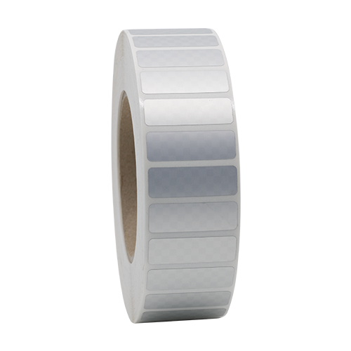 M1183 Checkerboard tamper-evident polyester labels