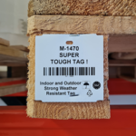 M1470 tear-resistant polyethylene tag