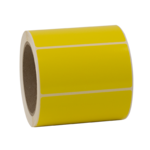 M1450 removable and reusable yellow polypropylene label