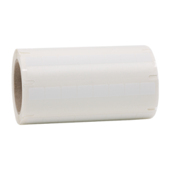 M1301 Vinyl wikkellabels wit