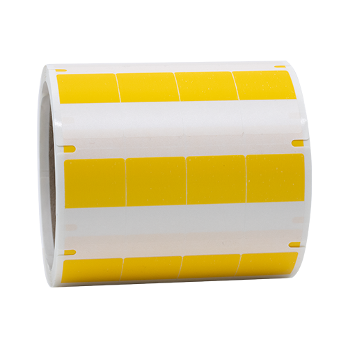 M1301 yellow wrap-around labels