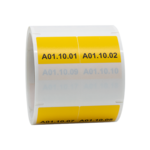 M1301 yellow wrap-around labels